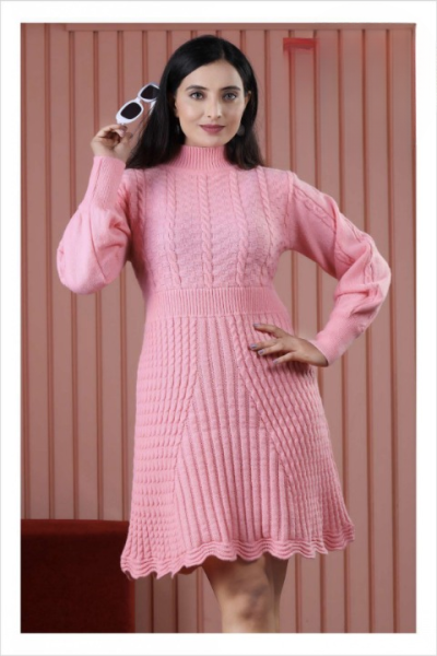 GIRLS WOOLLEN LONG TOP