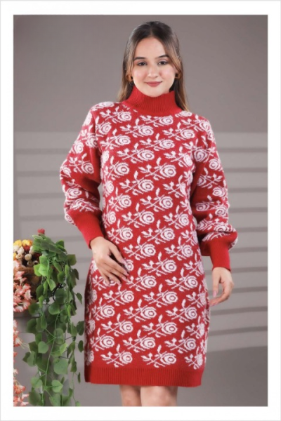 GIRLS WOOLLEN LONG TOP