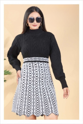 GIRLS WOOLLEN LONG TOP