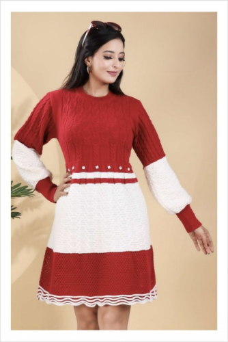 GIRLS WOOLLEN LONG TOP