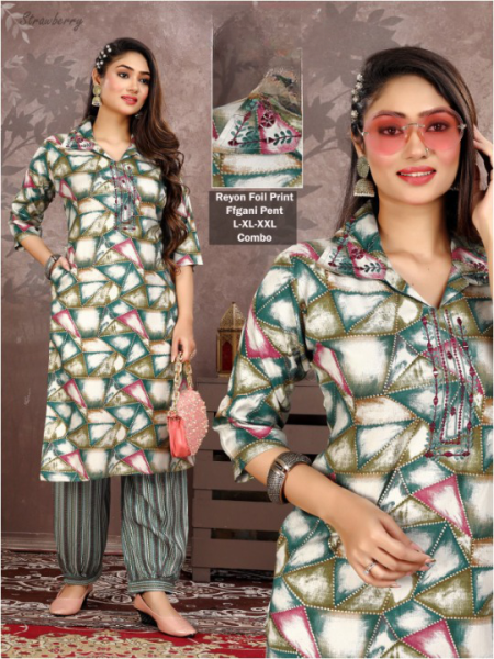 KURTI PLAZO SET