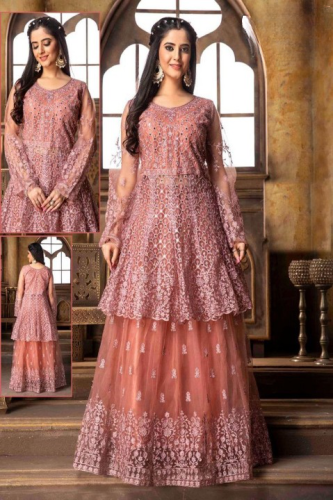 FANCY GOWN CROP STYLE