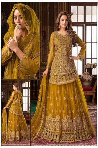 FANCY GOWN CROP STYLE