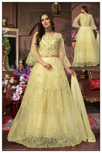 FANCY GOWN CROP STYLE