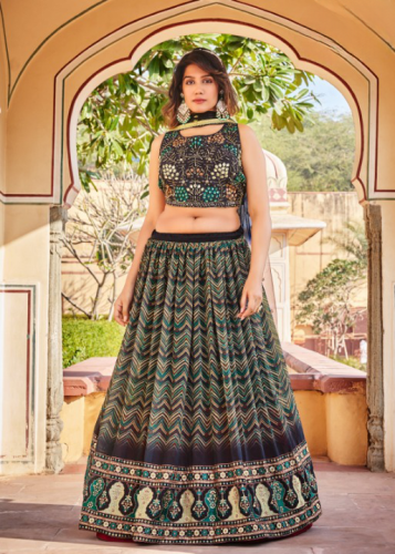 FANCY GOWN CROP STYLE