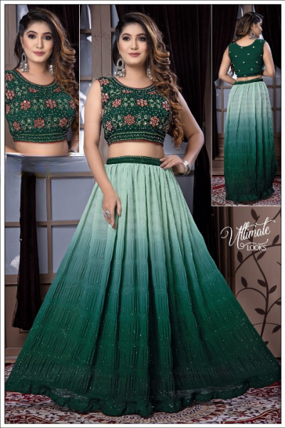 FANCY GOWN CROP STYLE