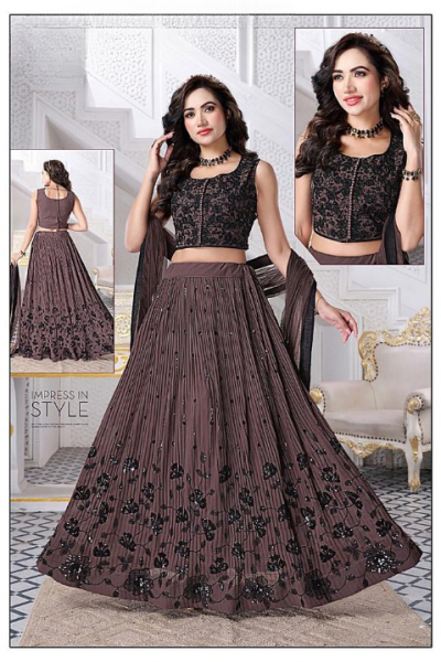 FANCY GOWN CROP STYLE
