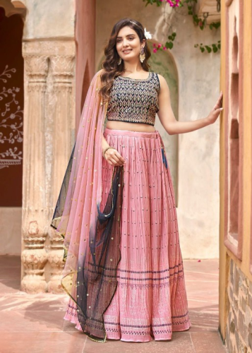 FANCY GOWN CROP STYLE