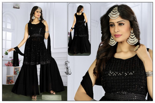 FANCY GOWN SHARARA STYLE