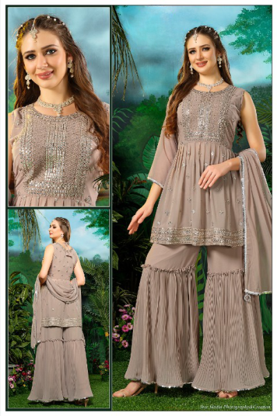 FANCY GOWN SHARARA STYLE