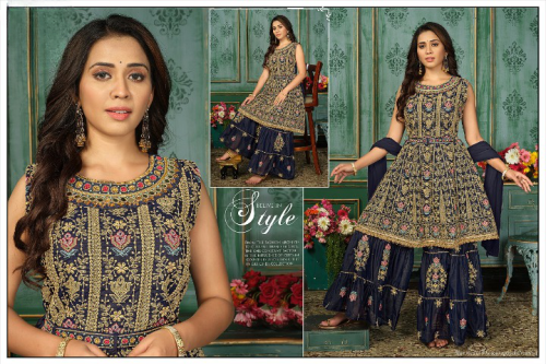 FANCY GOWN SHARARA STYLE