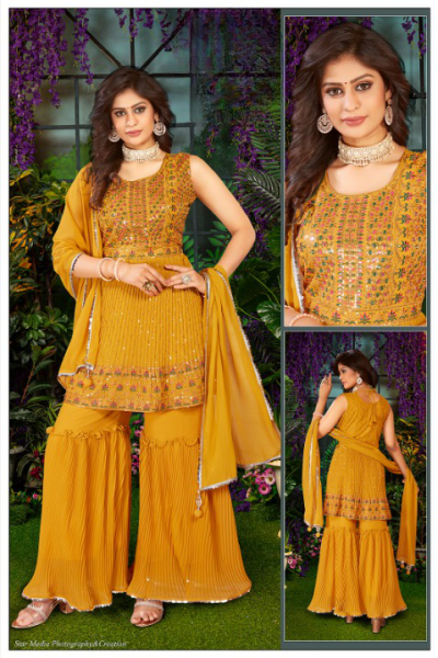 FANCY GOWN SHARARA STYLE