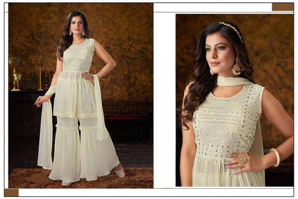 FANCY GOWN SHARARA STYLE