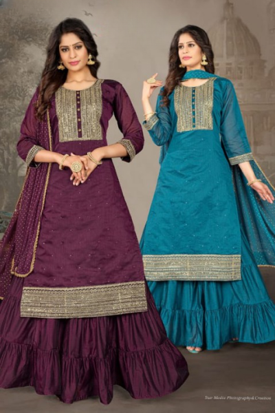 FANCY GOWN GHAGRI STYLE