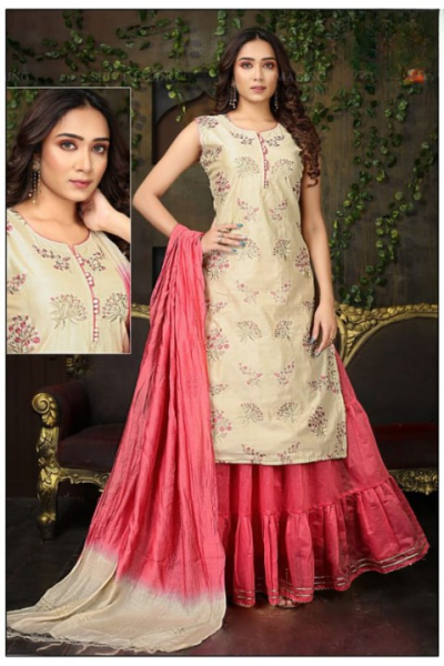 FANCY GOWN GHAGRI STYLE