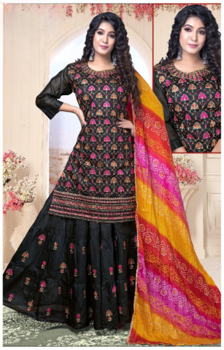 FANCY GOWN GHAGRI STYLE