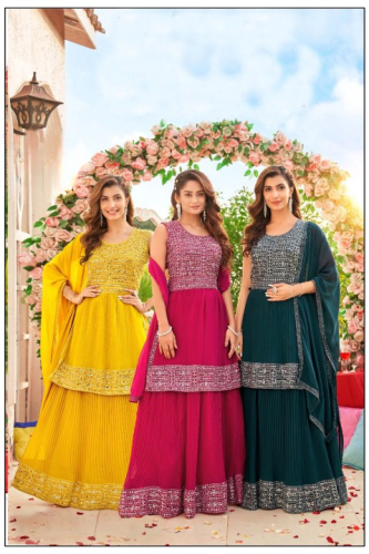 FANCY GOWN GHAGRI STYLE