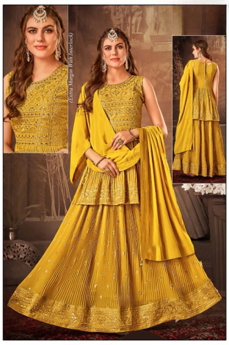 FANCY GOWN GHAGRI STYLE