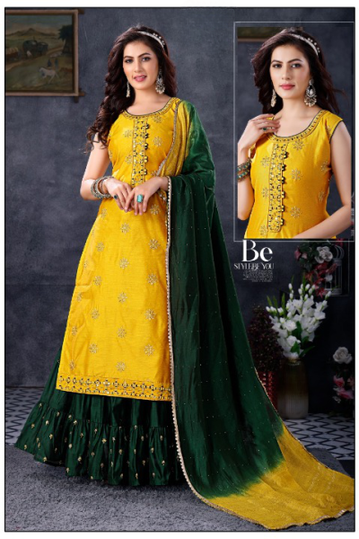 FANCY GOWN GHAGRI STYLE
