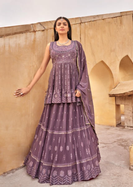 FANCY GOWN GHAGRI STYLE
