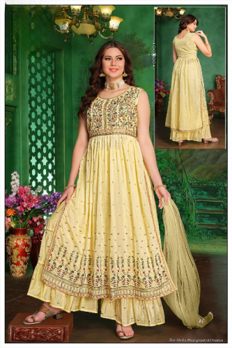 FANCY GOWN PLAZO STYLE