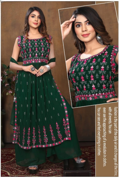 FANCY GOWN PLAZO STYLE