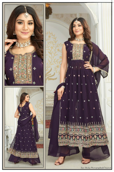 FANCY GOWN PLAZO STYLE