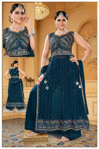 FANCY GOWN PLAZO STYLE