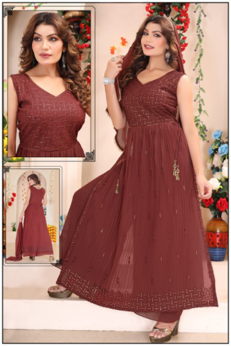 FANCY GOWN PLAZO STYLE