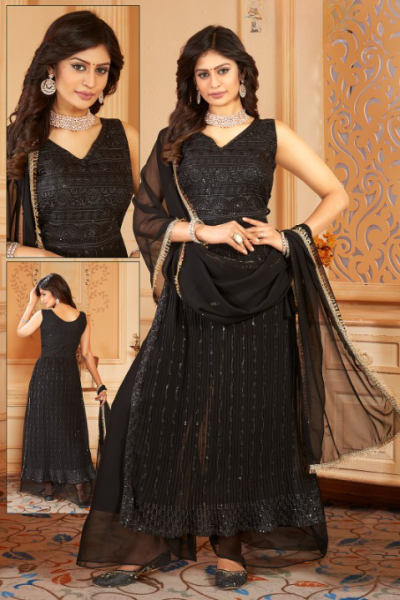 FANCY GOWN PLAZO STYLE