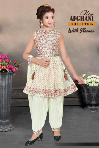 GIRLS AFGHANI DRESS