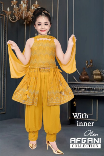 GIRLS AFGHANI DRESS