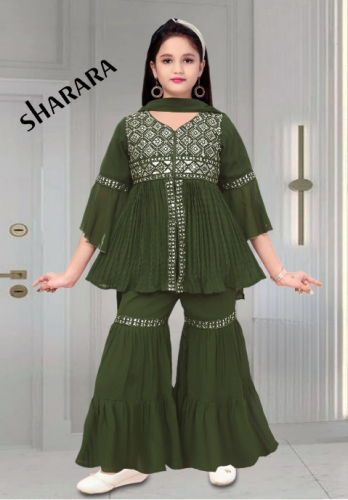 GIRLS SHARARA DRESS