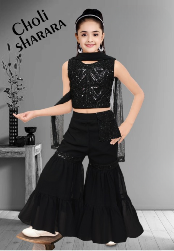 GIRLS SHARARA DRESS